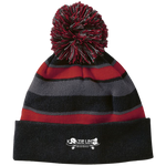 Holloway Striped Beanie with Pom 2