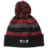 Holloway Striped Beanie with Pom 2