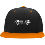 Flat Bill High-Profile Snapback Hat 2