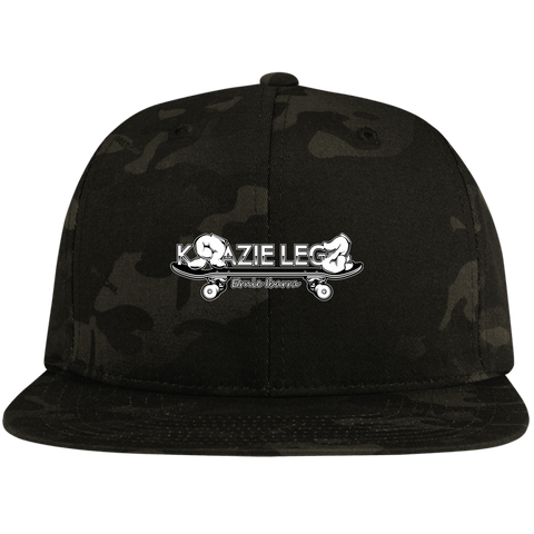 Flat Bill High-Profile Snapback Hat 2