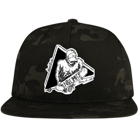 Flat Bill High-Profile Snapback Hat