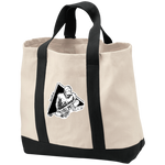 2-Tone Shopping Tote Bag