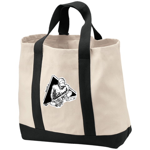 2-Tone Shopping Tote Bag